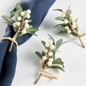 Holiday Polar Berries Napkin Ring NO PUBLICAR.