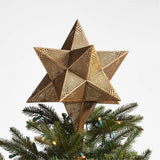 Punched Star Christmas Tree Topper NO PUBLICAR.