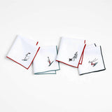 Skier Icon Cocktail Napkin, Set of 4 NO PUBLICAR.