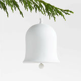 White Porcelain Bell Christmas Tree Ornament NO PUBLICAR.