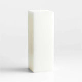 White Square Pillar Candle.