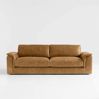 Wythe 92" Leather Sofa.