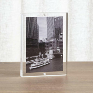 Acrylic 5x7 Block Picture Frame.