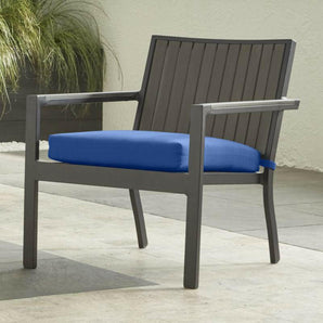 Alfresco II Grey Lounge Chair with Sunbrella® Cushion.