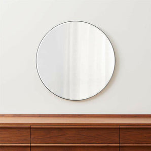 Edge Round 30" Wall Mirror.