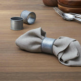 Galvanized Iron Napkin Ring.