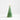 Tree Candle 13" Green.