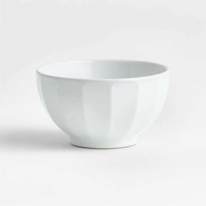 Cafe White Cereal Bowl.