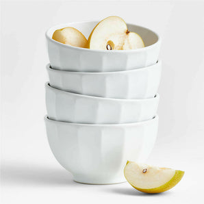 Cafe White Cereal Bowl.