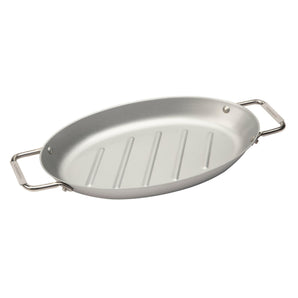 13" x 8" Non-Stick Oval Grilling Pan.